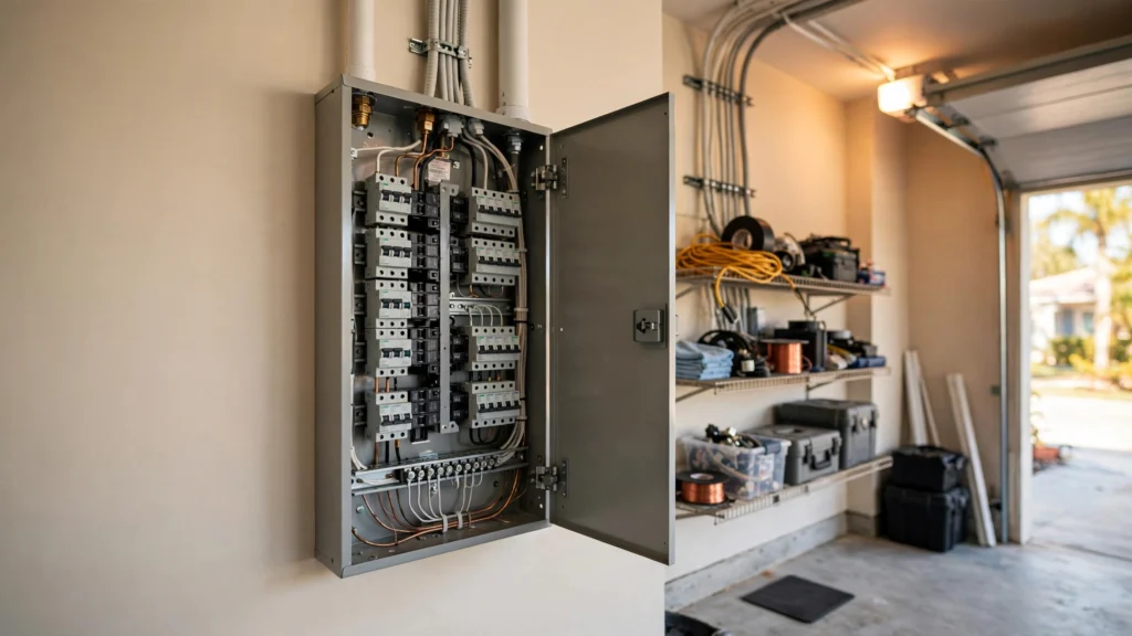 Modern residential electrical panel in a Plant City Florida home — Plant City Panel Fix